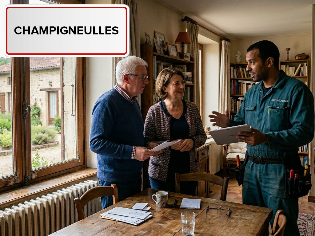 Installation de pompe à chaleur à Champigneulles (54250) en Meurthe-et-Moselle