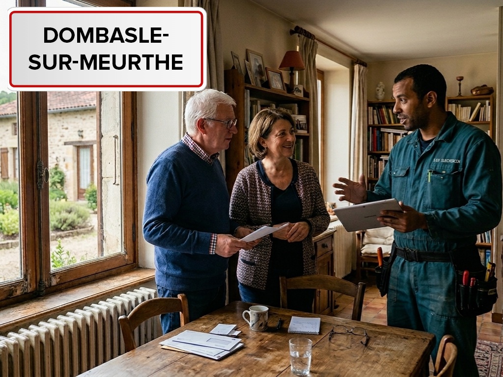 Installation de pompe à chaleur à Dombasle-sur-Meurthe (54110) en Meurthe-et-Moselle