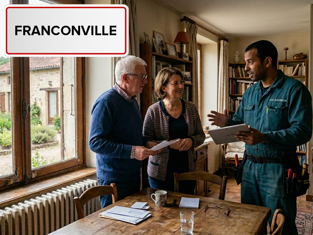 Installation de pompe à chaleur à Franconville (54830) en Meurthe-et-Moselle