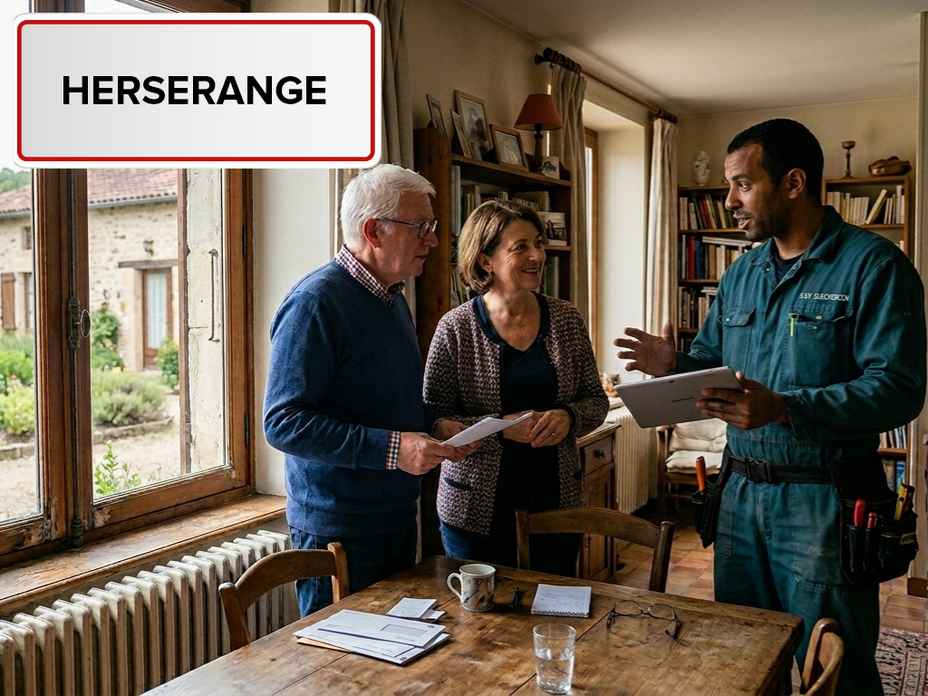 Installation de pompe à chaleur à Herserange (54440) en Meurthe-et-Moselle